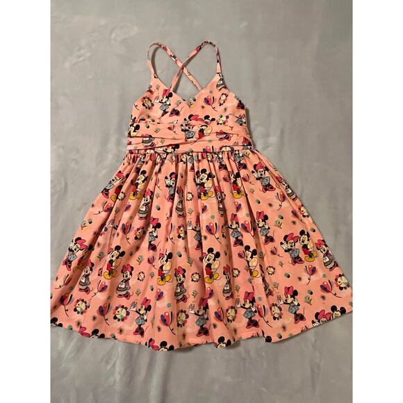 Hand Made Disney Custom Minnie Mickey Easter Egg Hunt Dress NWT Sz 6 Disney - Picture 1 of 8
